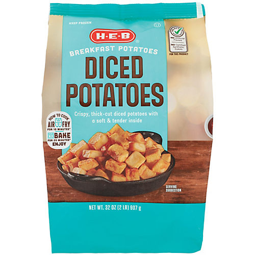 H-E-B Frozen Hashbrown Patties Breakfast Potatoes