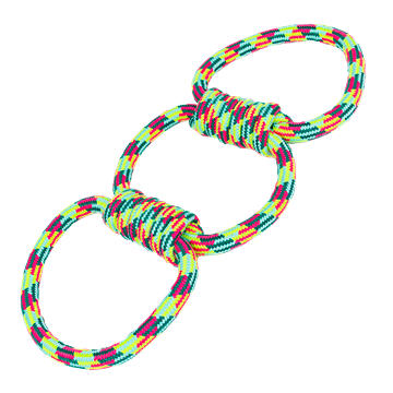 Woof & Whiskers 3 Loop Rope Dog Toy