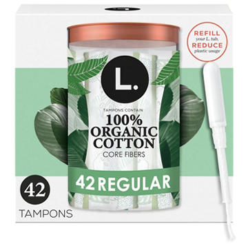L. Organic Cotton Core Tampons - Regular