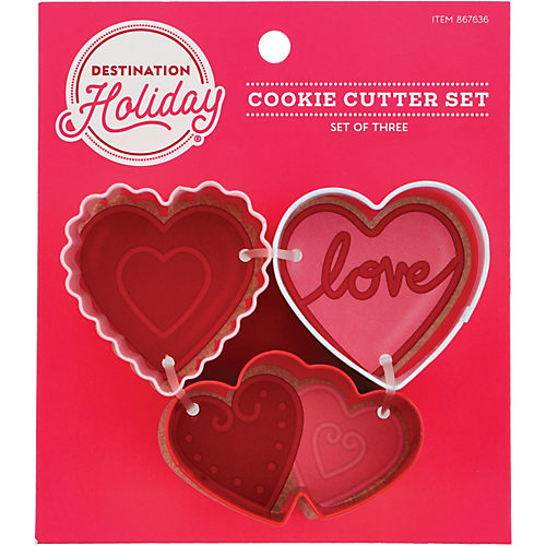 Holiday Home™ Valentine's Cookie Cutter Set, 3 pc - King Soopers