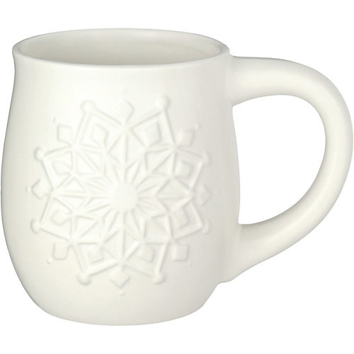 3.9” H Holiday Design Enamel Mug