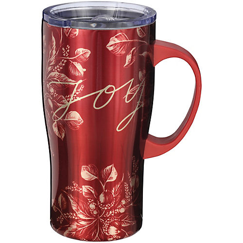 Destination Holiday Tumbler with Handle & Straw - Black Marble