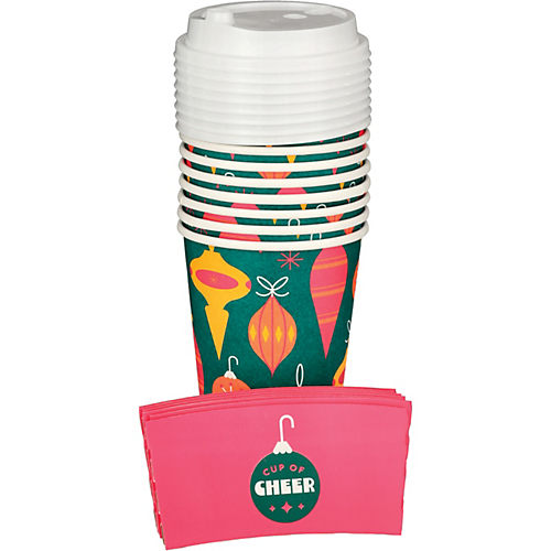 Destination Holiday Merry Christmas Plastic Cups with Lids - Shop Party  Decor at H-E-B
