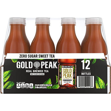 Gold Peak Zero Sugar Sweet Tea Bottles 12 pk Bottles