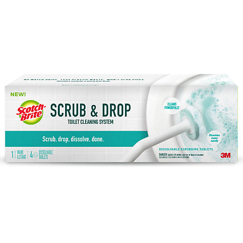 Scotch-Brite Scrub & Drop Toilet Cleaning System Refills, 6 count
