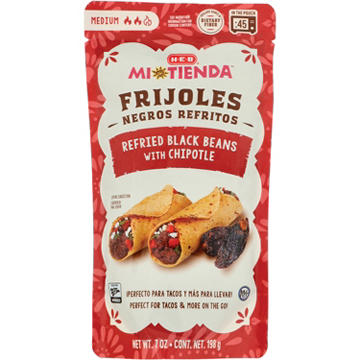H-E-B Mi Tienda Microwavable Refried Black Beans – Chipotle