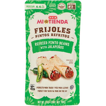 H-E-B Mi Tienda Microwavable Refried Pinto Beans – Jalapeño
