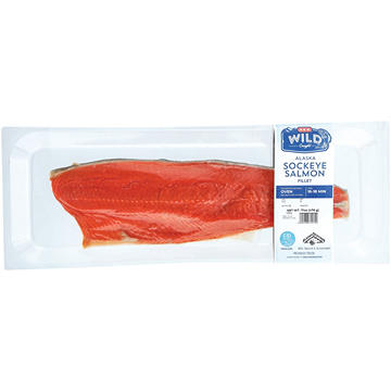 H-E-B Wild Caught Alaskan Sockeye Salmon Fillet - Texas-Size Pack
