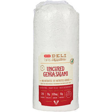 H-E-B Deli Uncured Genoa Salami, Custom Sliced