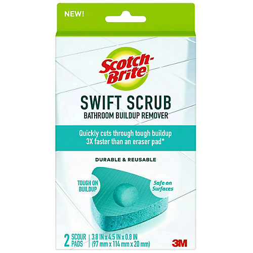 Scotch-Brite Power Scour Toilet Cleaning System, Toilet Bowl Cleaner with  Disposable Scrub Pad Tablets, Includes 1 Wand, Stand and 5 Scrubbing Pad