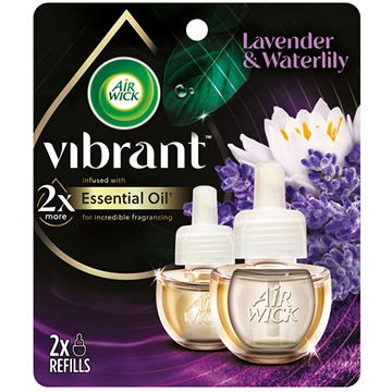 Air Wick Vibrant Scented Oil Refill, Plug In Air Freshener, Lavender