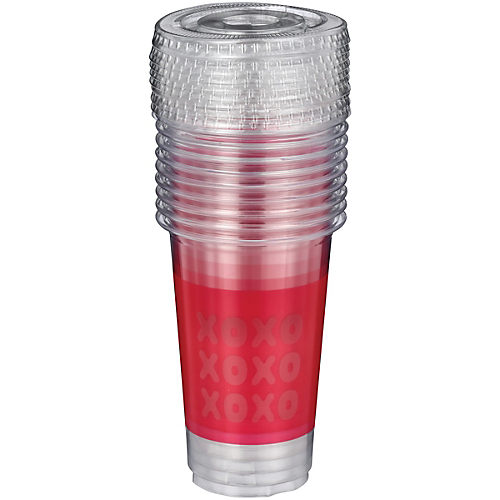 Destination Holiday Valentine's Day 10 oz Party Cups - Shop Seasonal Decor  at H-E-B