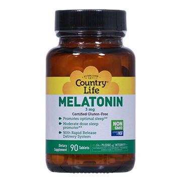 Country Life Melatonin Tablets - 3 mg