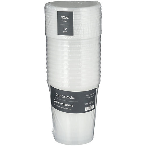 Deli Containers  Reuseable Containers 32 oz 25/pk