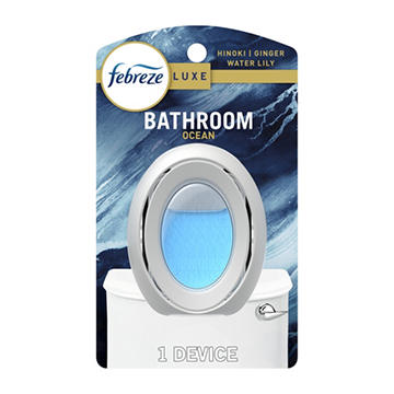 Febreze Luxe Bathroom Odor-Fighting Air Freshener - Ocean