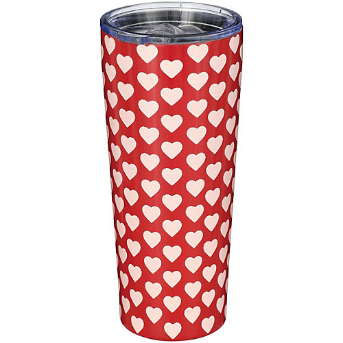 Destination Holiday Doily Hearts Stainless Steel Valentine Tumbler