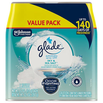 Glade Automatic Spray Refills Air Freshener - Sky & Sea Salt