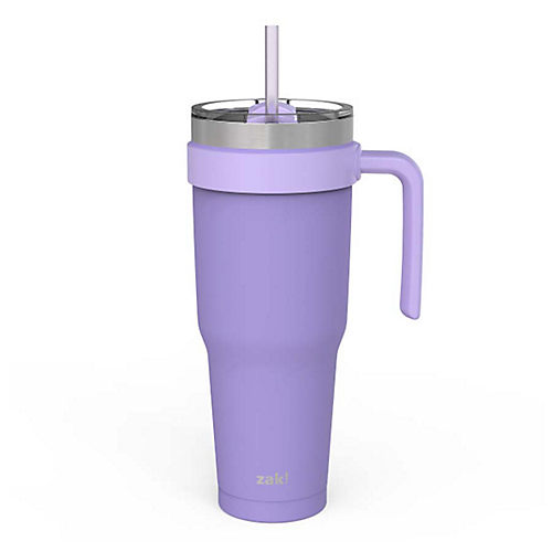 Zak! Designs Waverly Tumbler with Handle - Wisteria - Shop Cups