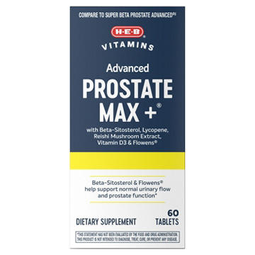 H-E-B Vitamins Advanced Prostate Max+ Tablets