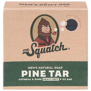 Dr. Squatch Men's Natural Soap Bar - Pine Tar
