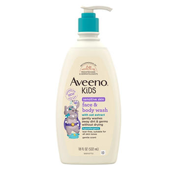 Aveeno Baby Kids Sensitive Skin Face & Body Wash