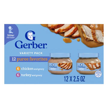 Gerber Mealtime for Baby Puree Favorites - Variety Pack