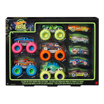Hot Wheels Monster Trucks Glow In The Dark Bundle