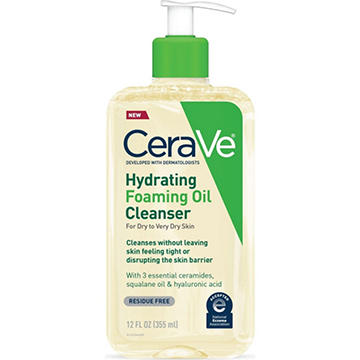 CeraVe Hydrating Foaming Oil Cleanser