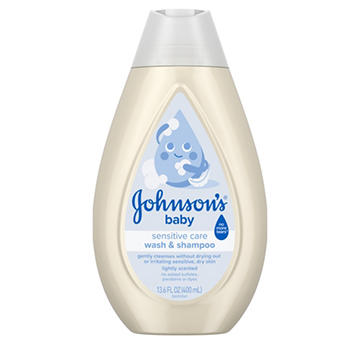 Johnson's Baby Sensitive Care Tear-Free Body Wash & Shampoo