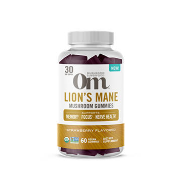 Om Lions Mane Mushroom Gummy Strawberry