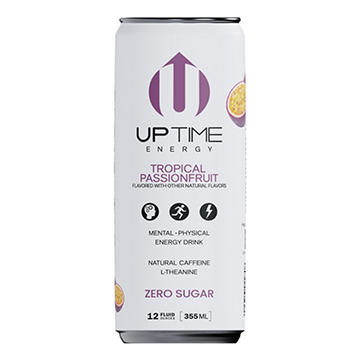 UPTIME Sugar Free Energy Drink - Tropical Passionfruit