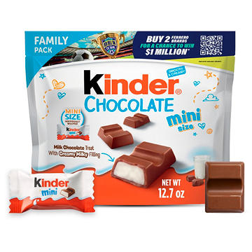 Kinder Chocolate Mini Candy Bars - Family Pack