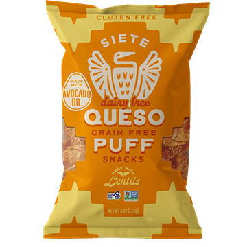 Siete Dairy Free Queso Grain-Free Puffs