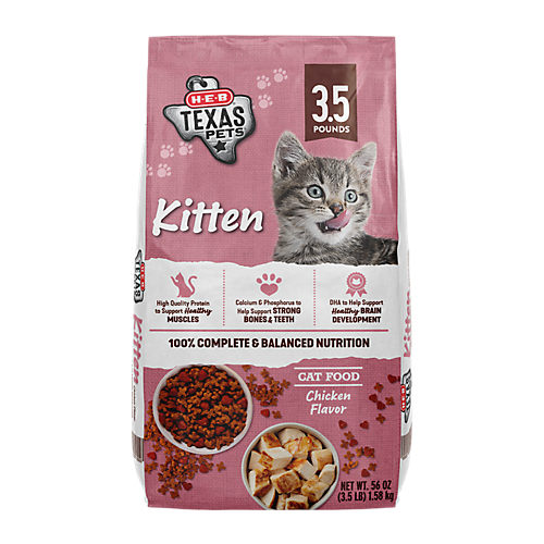 H E B Texas Pets Indoor Complete Dry Cat Food Chicken