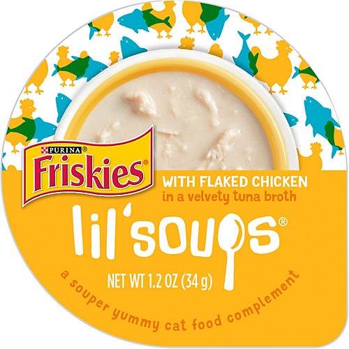 Friskies Cat Food Complement Lil Slurprises With Flaked Tuna