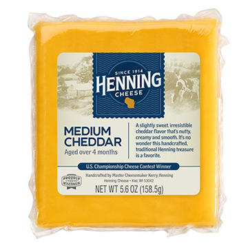 Henning Cheese Medium Cheddar