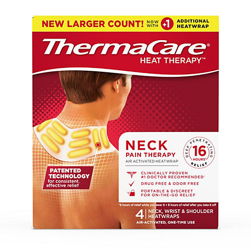 ThermaCare Lower Back & Hip Pain Relief Heat Wraps, Small/Medium