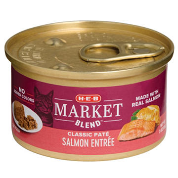 H-E-B Market Blend Classic Pate Wet Cat Food Can - Salmon Entrée