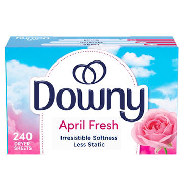 Downy Fabric Softener Dryer Sheets - April Fresh Scent