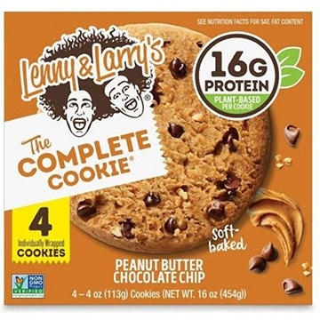 Lenny & Larry's The Complete Cookie Multipack - 16g Protein Peanut Butter Chocolate Chip