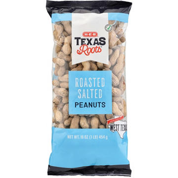 H-E-B Texas Roots In-Shell Roasted Peanuts – Salted