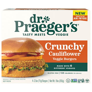 Dr. Praeger's Crunchy Cauliflower Veggie Burgers