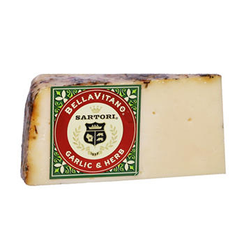Sartori Garlic & Herb BellaVitano Cheese Wedge
