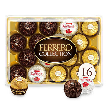 Ferrero Collection Gourmet Assorted Chocolates Gift Box, 16 pc