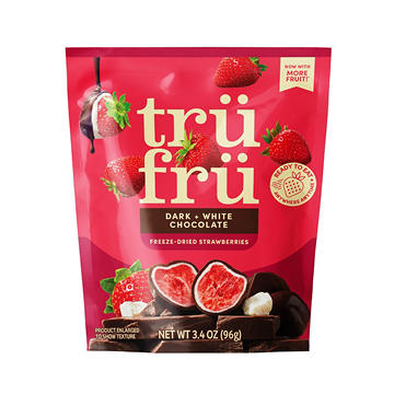 Tru Fru Freeze Dried Strawberries in Dark & White Chocolate