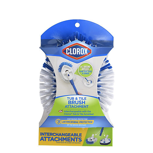 Clorox Nylon Stiff Tile and Grout Brush in the Tile & Grout