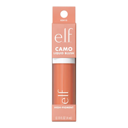 e.l.f. camo liquid blush swatches e.l.f. Camo Liquid Blush - Peach Perfect