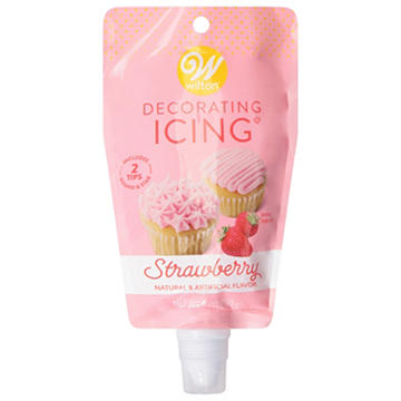 Wilton Strawberry Decorating Icing with 2 Tips