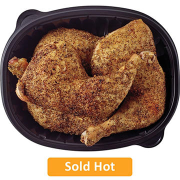 Meal Simple by H-E-B Chicken Leg Quarters – Lemon Pepper (Sold Hot)