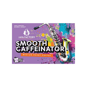 JAVA FACTORY Smooth Caffeinator Medium Roast Coffee